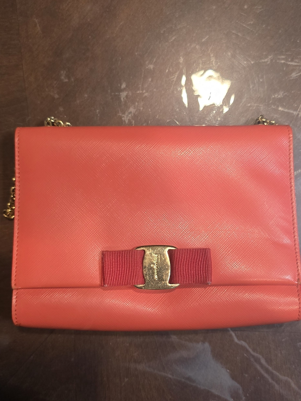 Salvatore Ferragamo Vera Bow  Shoulder Bag